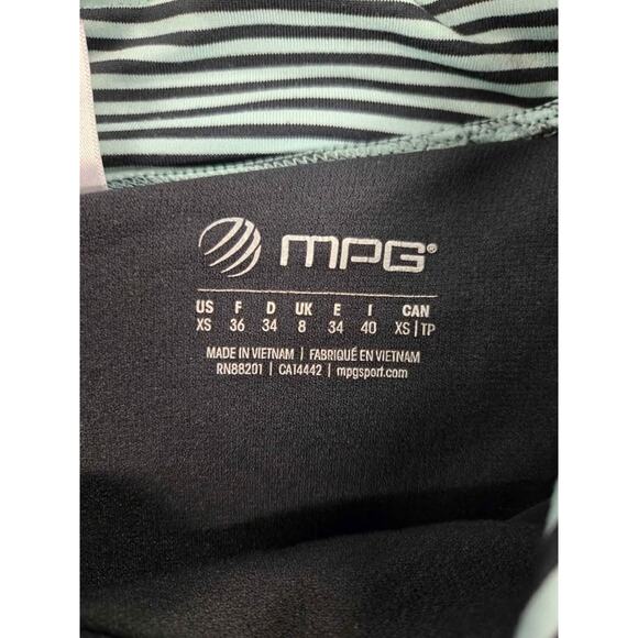 MPG Sport Black Zig-Zag & Striped Running Shorts - XS - Picture 4 of 5